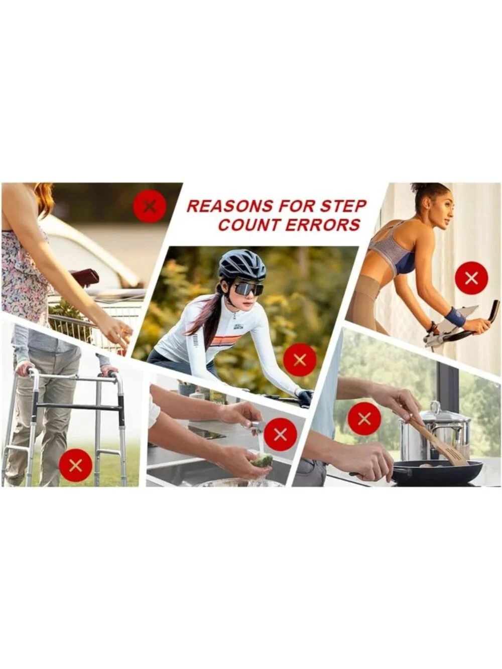 Stylish Pedometer Watch for Women - Step Counter, No App or Charging Needed